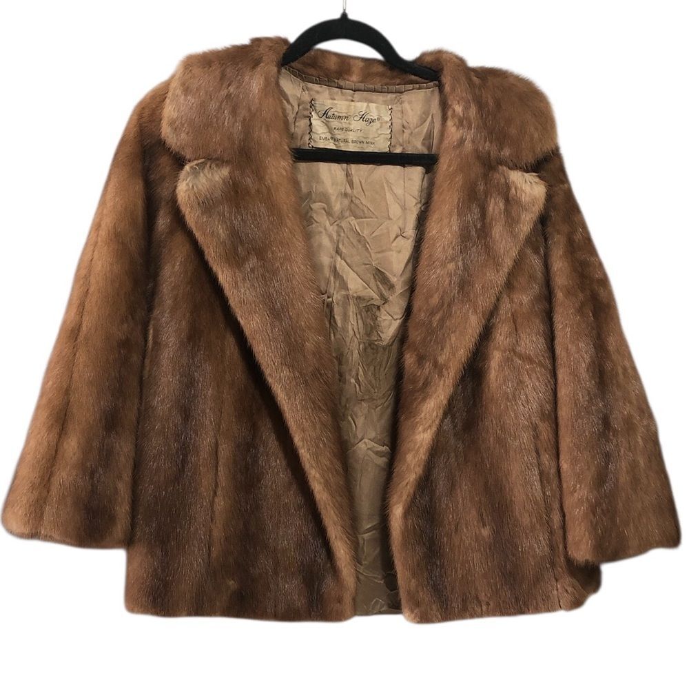 Autumn Haze Mink Jacket 1950s